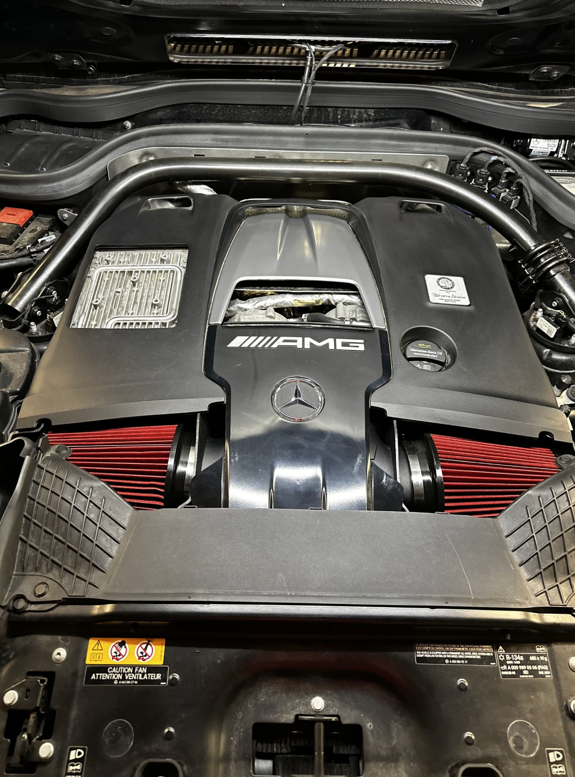 CTS Turbo® (17+) Mercedes AMG E63/G63/GLE63 M177 Cold Air Intake System with Oiled Filters