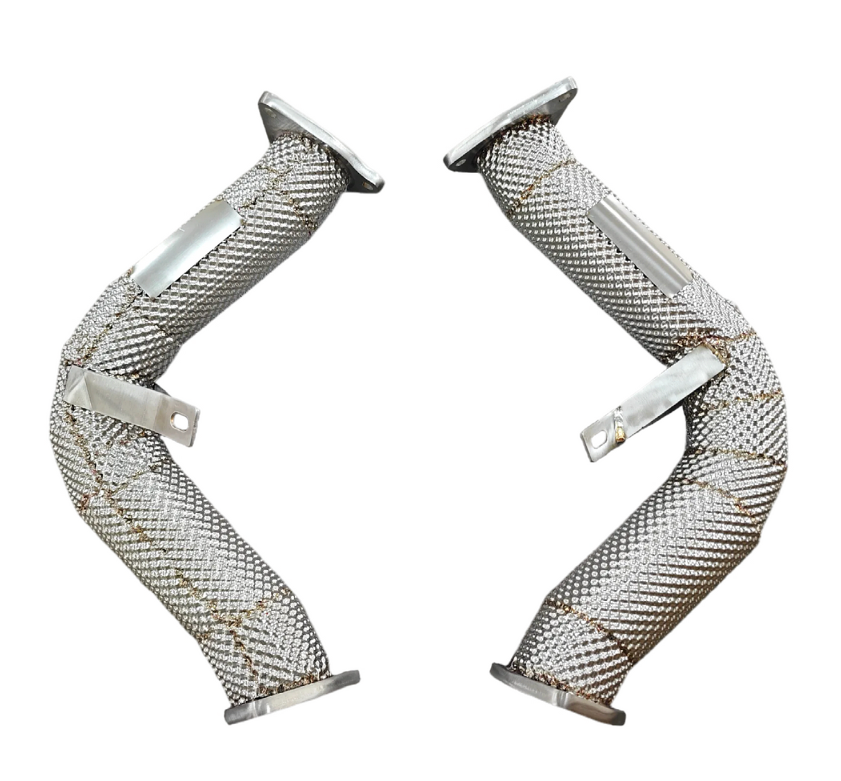 King Racing® (16+) Audi S4/S5/A6/A7/A8/Q5/SQ5 304SS 3" Catless Exhaust Downpipe with Heat Wrap Layer