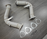 King Racing® (16+) Audi S4/S5/A6/A7/A8/Q5/SQ5 304SS 3" Catless Exhaust Downpipe with Heat Wrap Layer