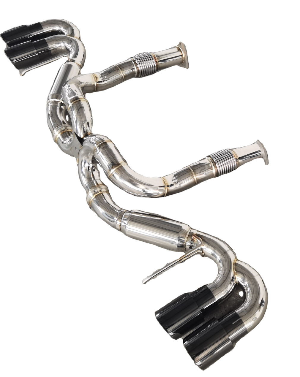Kingman Speed® (20+) Corvette C8 Stingray 304SS 3" Valved Cat-Back Exhaust with 4" OD Tips