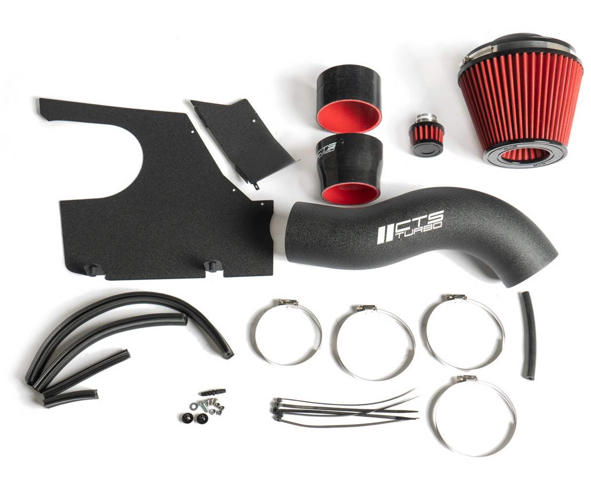 CTS Turbo® (12-18) Audi A6/A7 3.0L True 3.5″ Velocity Stack Cold Air Intake with Oiled Filter