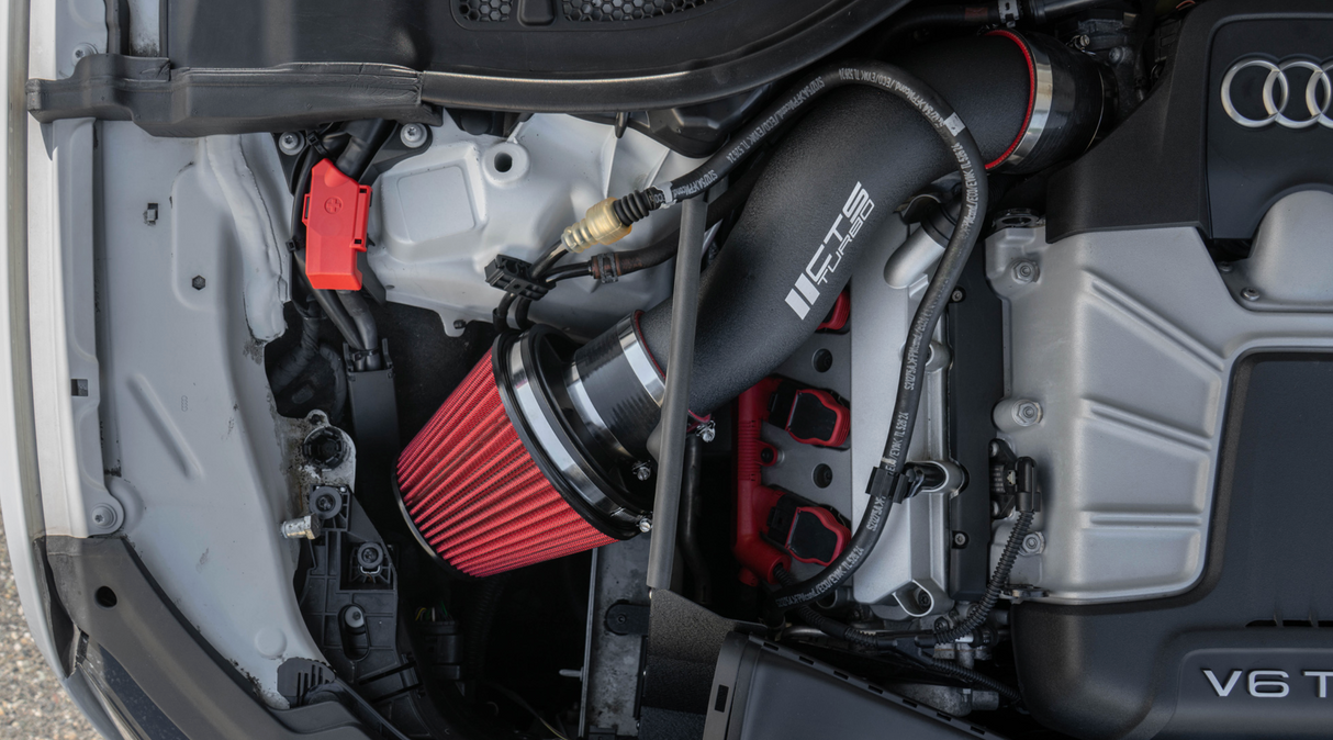 CTS Turbo® (12-18) Audi A6/A7 3.0L True 3.5″ Velocity Stack Cold Air Intake with Oiled Filter