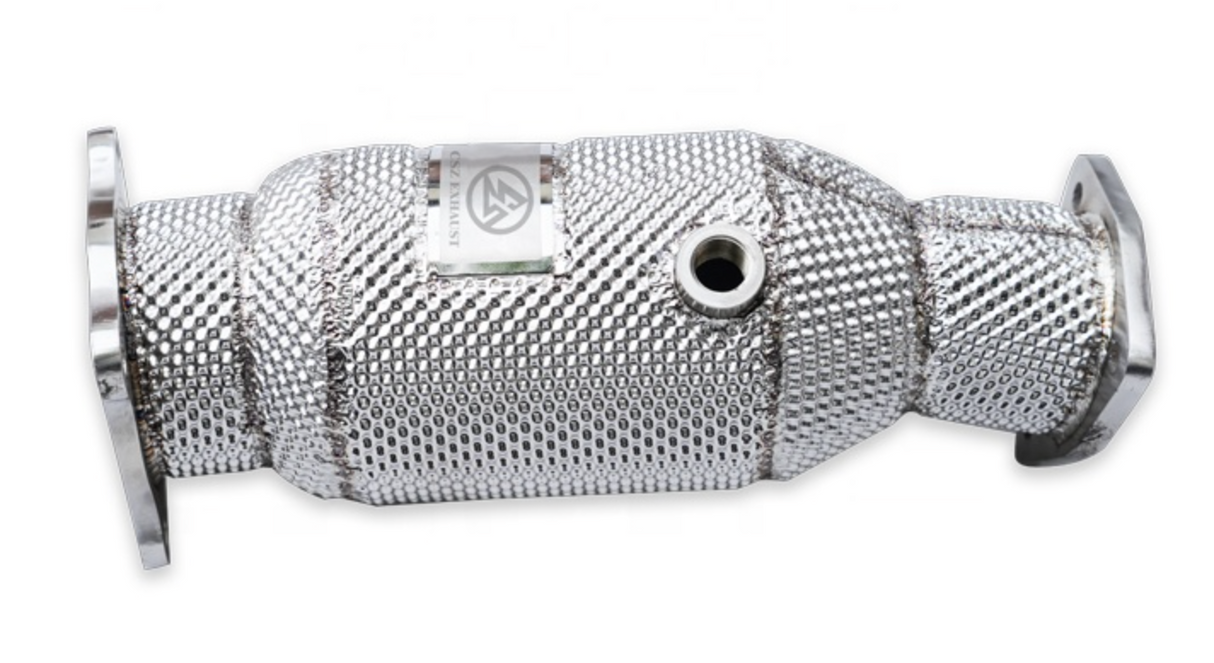 King Racing® Audi A4/A5/A6/A7/Q5 EA888 304SS 3" 200 Cell Catted Downpipe with Heat Wrap Layer