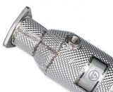 King Racing® Audi A4/A5/A6/A7/Q5 EA888 304SS 3" 200 Cell Catted Downpipe with Heat Wrap Layer