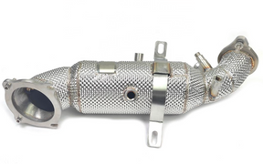 King Racing® (16+) Alfa Romeo Giulia/Stelvio 2.0L 304SS 3" Catted Downpipe with Heat Wrap Layer
