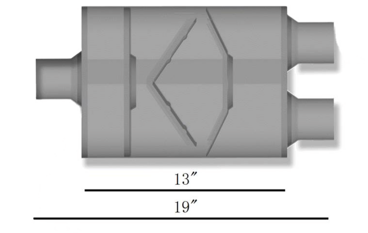 King Racing® (09-18) RAM 1500 5.7L 409SS EPA Exhaust Muffler Kit
