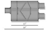 King Racing® (09-18) RAM 1500 5.7L 409SS EPA Exhaust Muffler Kit