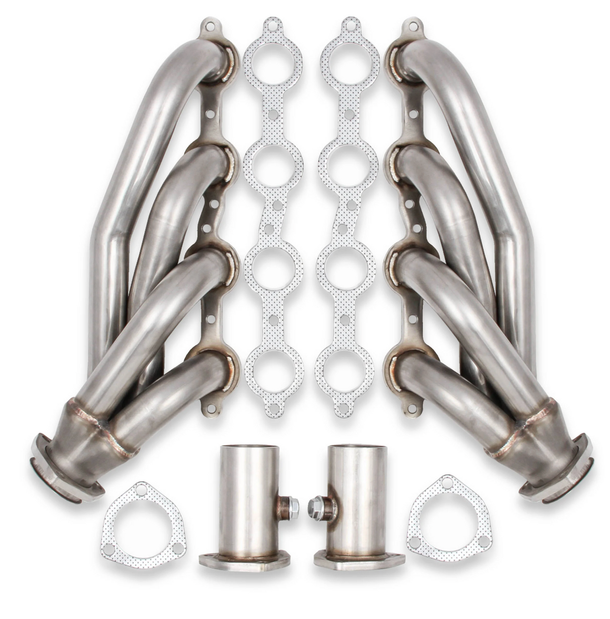 FlowTech Universal GM LS V8 1-5/8" x 2-1/2" 304SS Shorty Engine Swap Headers, Natural
