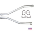 Khaos Motorsports (11+) Durango/Grand Cherokee 5.7L Aluminum 3" Muffler Delete Pipes