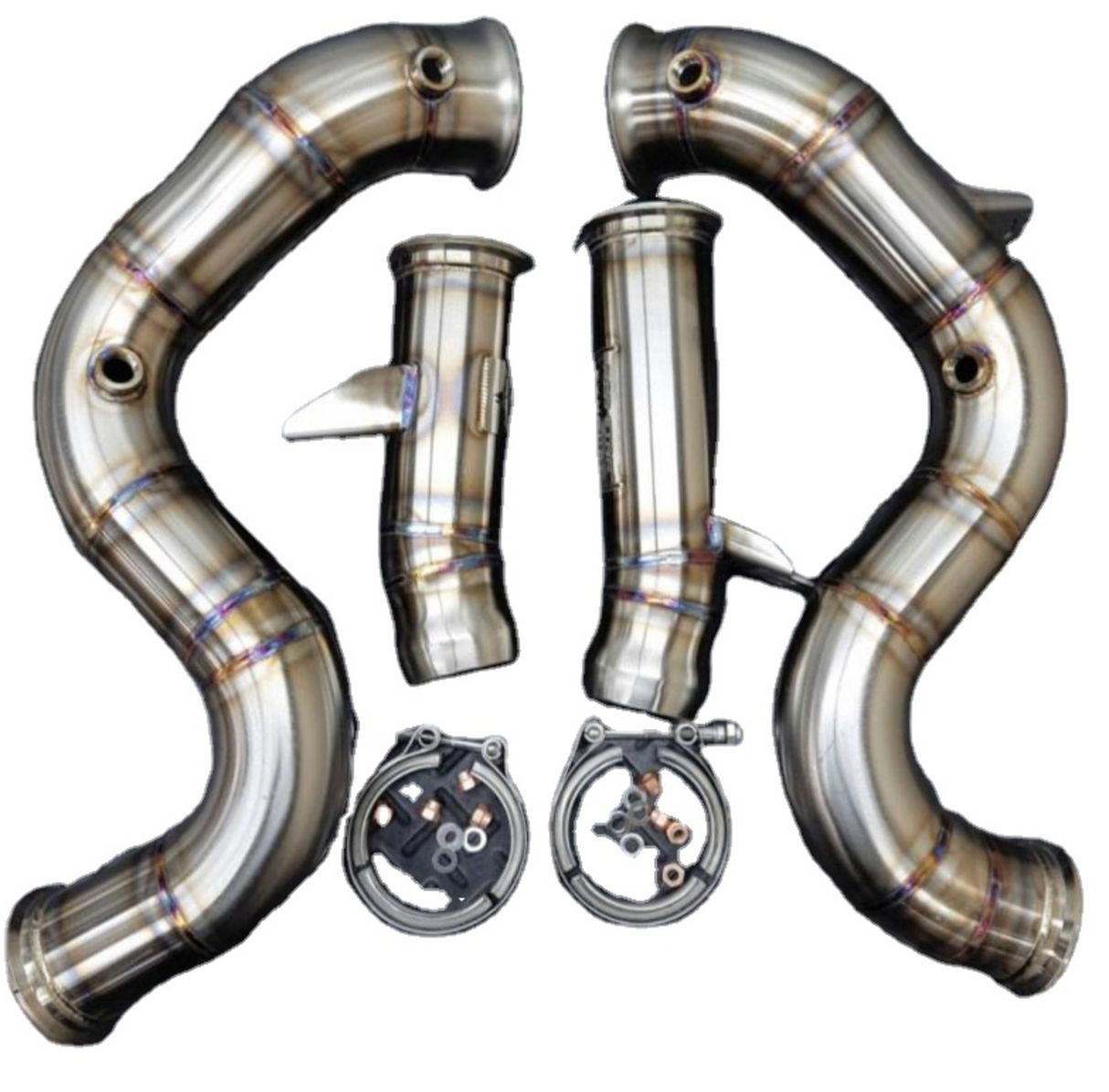 2013-2017 Mercedes-Benz S63 AMG M157 W222 Catless Down Pipes

