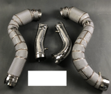 Mercedes-Benz AMG GT63 X290 M177 Catted Exhaust Down Pipes with Heat W…

