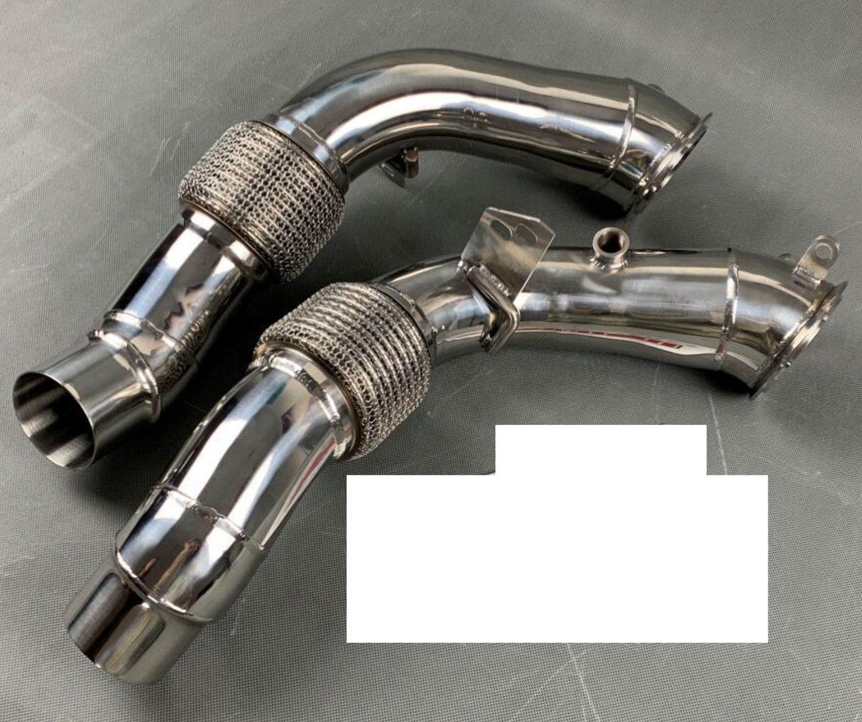 BMW M5 F10/M6 F06/F12/F13 S63B44 Catless Exhaust Down Pipes

