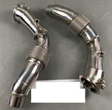 BMW M5 F10/M6 F06/F12/F13 S63B44 Catless Exhaust Down Pipes

