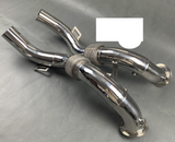 King Racing® (15-19) BMW X5M/X6M S63B44 304SS 3" Catless Exhaust Down Pipes