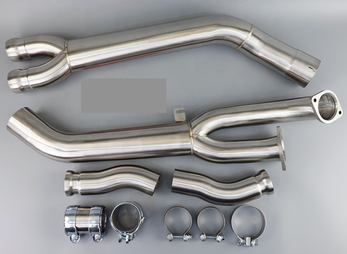 BMW M2/M3/M4 G80/G82/G87 S58B30 Catless Exhaust Mid-Pipes

