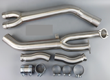 BMW M2/M3/M4 G80/G82/G87 S58B30 Catless Exhaust Mid-Pipes

