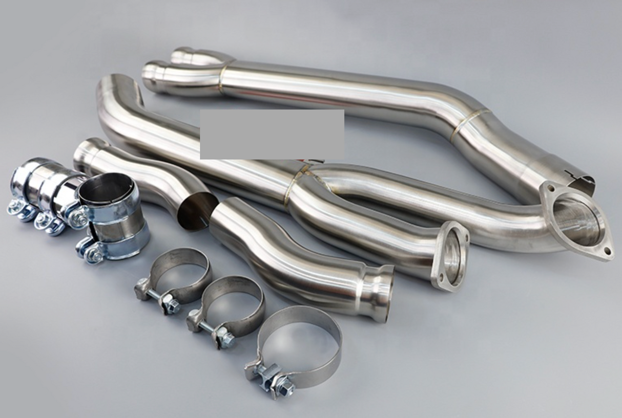 Kingman Speed® BMW M2/M3/M4 G8x S58B30 304SS 3" Catless Exhaust Mid-Pipes