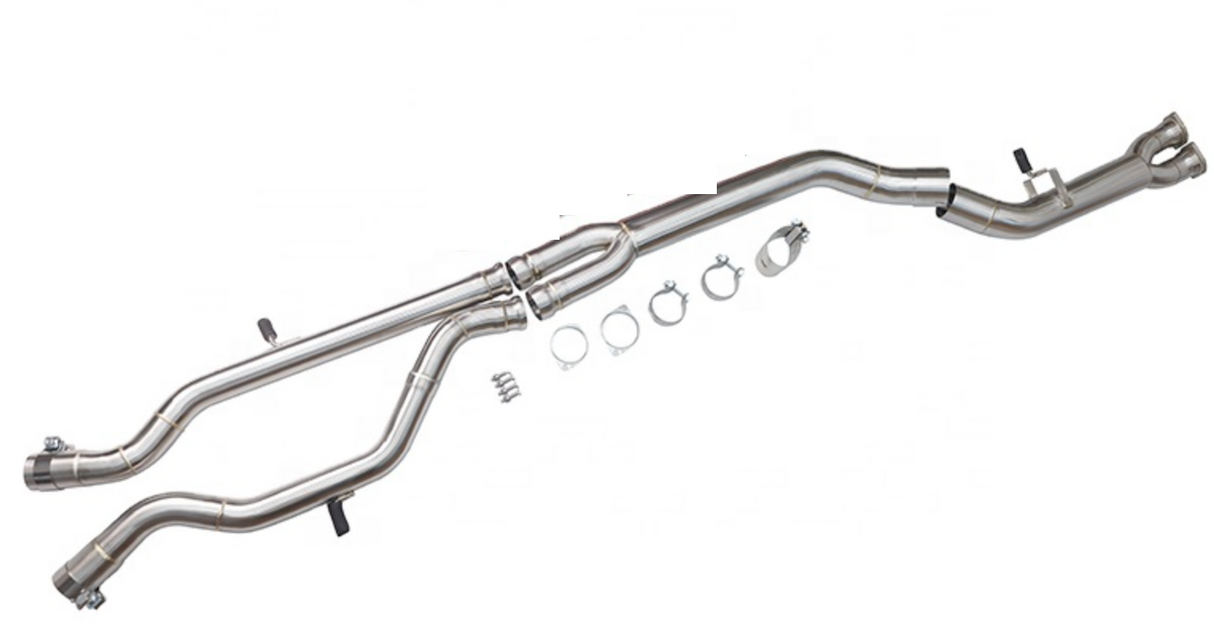 BMW M2/M3/M4 F80/F82/F87 S55B30 Catless Single Exhaust MidPipe


