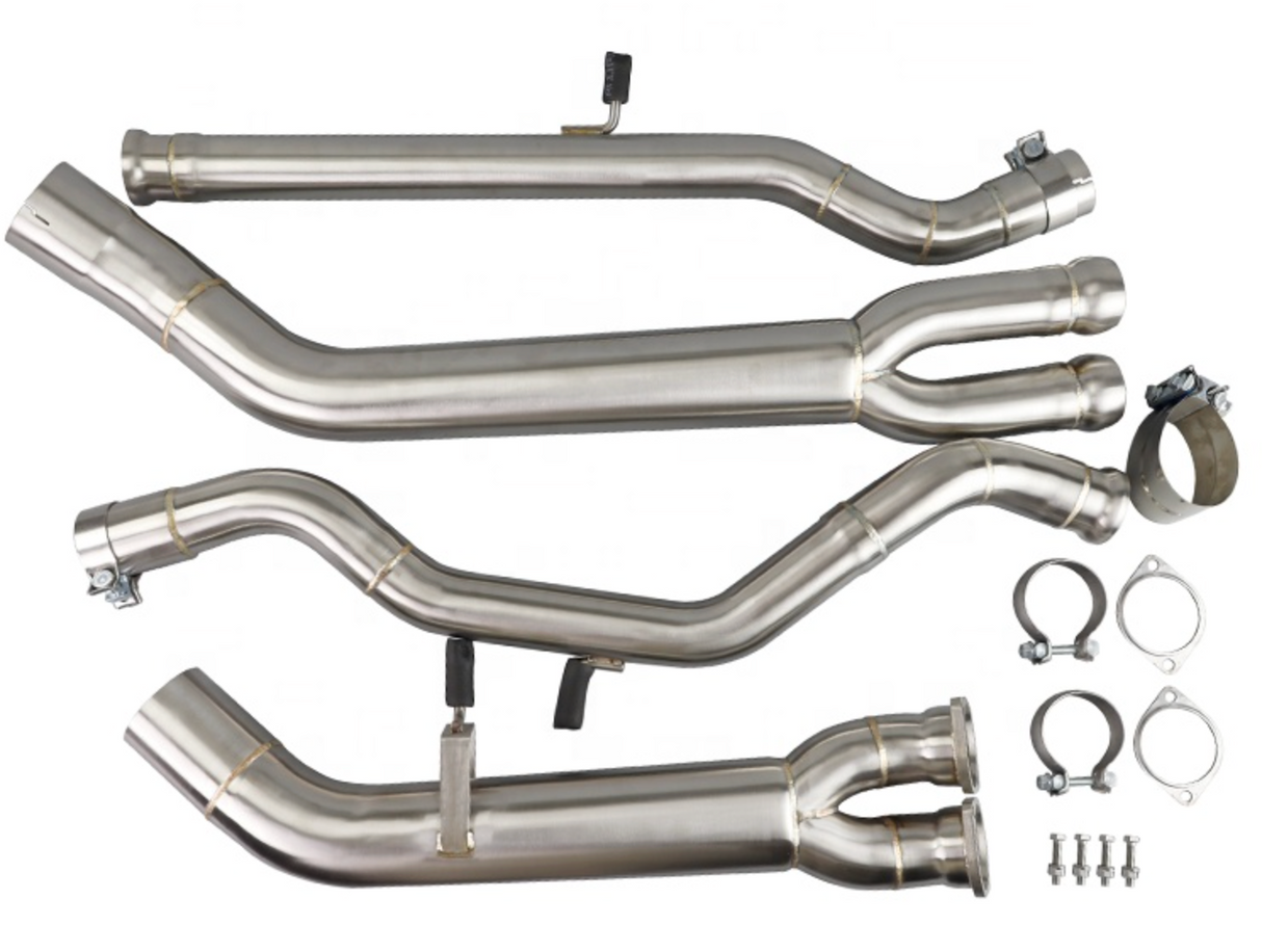 BMW M2/M3/M4 F80/F82/F87 S55B30 Catless Single Exhaust MidPipe

