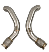 King Racing® (18-23) BMW M5 F90 304SS 3" Catless Exhaust Down Pipes