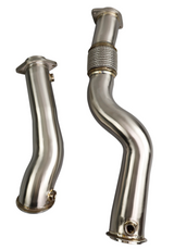 King Racing® (19-25) BMW X3M/X4M F97/F98 S58B30 304SS 3" Catless Exhaust Down Pipes