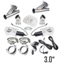 King Racing® 3" Dual Electric Exhaust Cutout Kit with Remote Switch