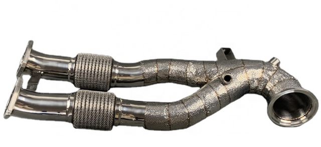 2015-2023 Audi RS3 8V/TT RS 8S EA855 Catless Exhaust Down Pipes

