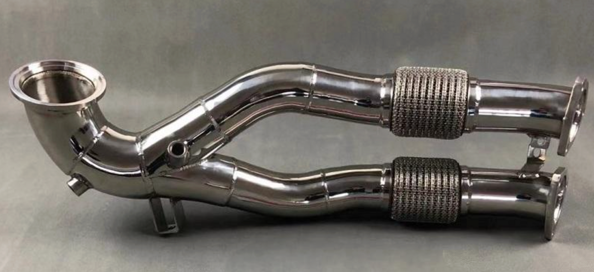2015-2023 Audi RS3 8V/TT RS 8S EA855 Catless Exhaust Down Pipes

