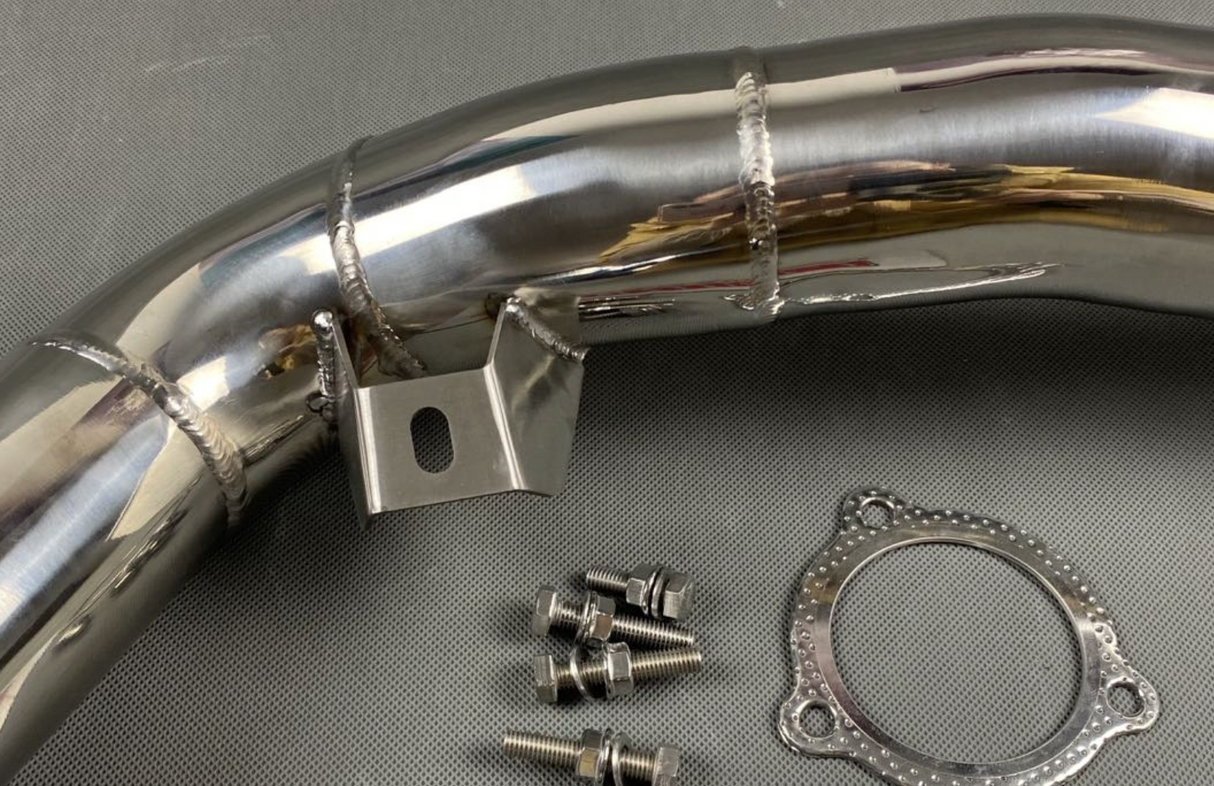 King Racing® (15-23) Porsche Macan EA888 304SS 3" Catless Exhaust Down Pipe
