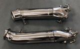 09-24 Nissan GT-R R35 3.8L VR38DETT Catless Exhaust Down Pipes

