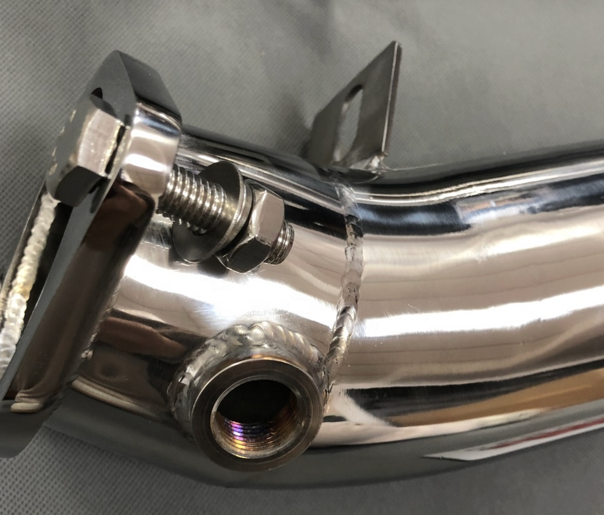 09-24 Nissan GT-R R35 3.8L VR38DETT Catless Exhaust Down Pipes

