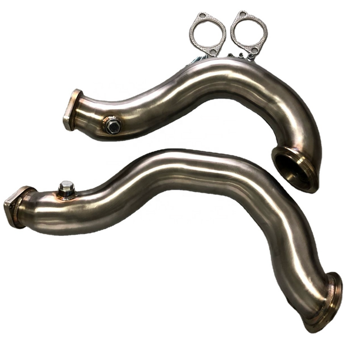 King Racing® BMW 135i/335i/535i/740i/X6/Z4 N54B30 304SS 3" Catless Exhaust Down Pipe