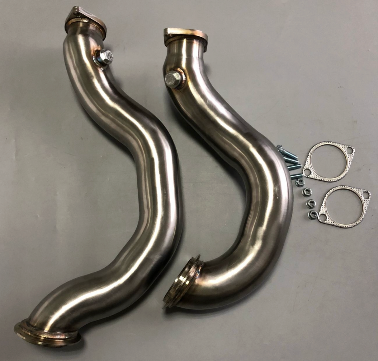 King Racing® BMW 135i/335i/535i/740i/X6/Z4 N54B30 304SS 3" Catless Exhaust Down Pipe