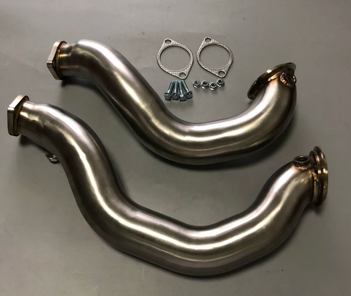 King Racing® BMW 135i/335i/535i/740i/X6/Z4 N54B30 304SS 3" Catless Exhaust Down Pipe