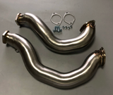 King Racing® BMW 135i/335i/535i/740i/X6/Z4 N54B30 304SS 3" Catless Exhaust Down Pipe