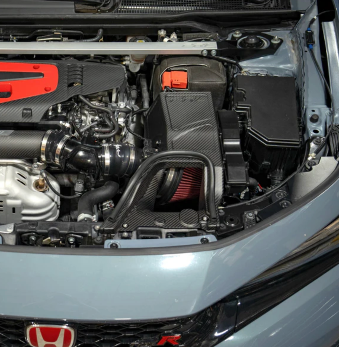 PRL Motorsports® (23+) Acura integra/Honda Civic Type-R K20C1 Matte Carbon Fiber High Volume Intake System