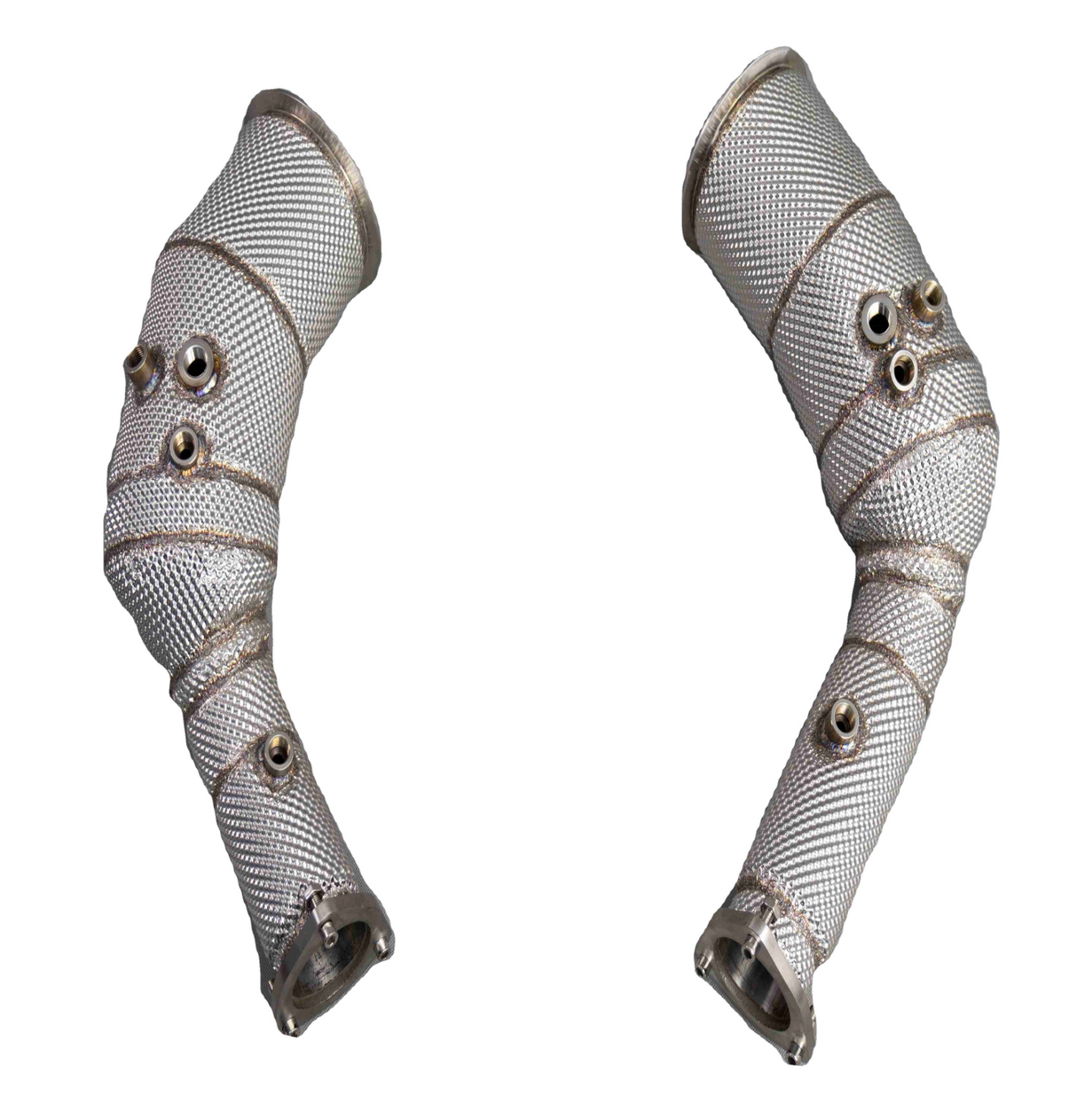 King Racing® (19+) Audi RS6/RS7 C8 4.0L 304SS 3" Catless Exhaust Down Pipes