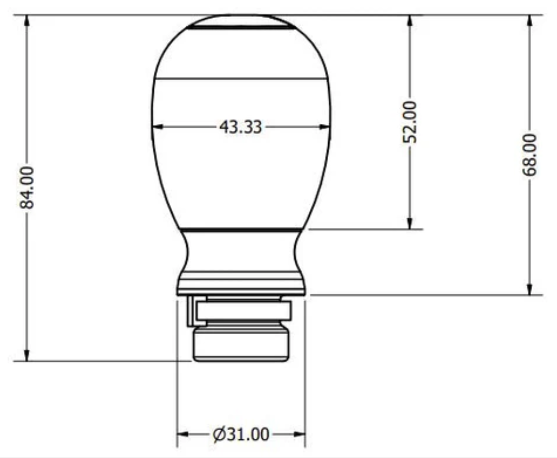 PRL Motorsports® Adjustable Shift Knob & Collar Kit