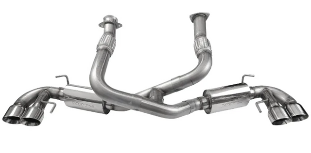 MRT Performance® (20+) Corvette C8 Stingray 304SS 3" Touring Cat-Back Exhaust with Quad 4" OD Tips