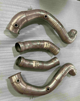 King Racing® (16-21) Mercedes-Benz C63 AMG M177 W205 304SS 3" Catless Down Pipe Kit