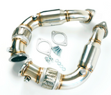 King Racing® BMW 550i/650i/750i/X5/X6 N63B44 304SS 3" Catless Down Pipes