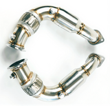 King Racing® BMW 550i/650i/750i/X5/X6 N63B44 304SS 3" Catless Down Pipes