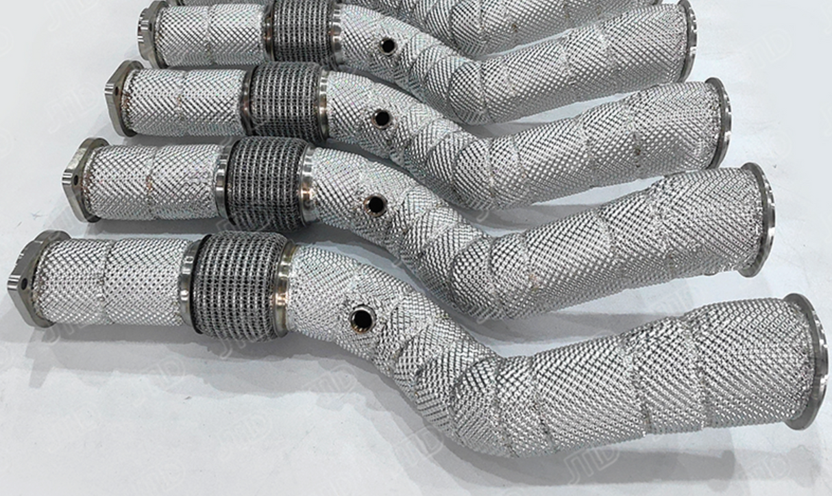 BMW M2/M3/M4 G80/G82/G87 S58B30 Catless Exhaust Downpipe with Heat Wrap Layer
