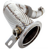 Kingman Speed® (23+) BMW XM S68B44 304SS 3" Catless Down Pipes with Heat Wrap Layer