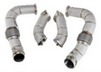 Kingman Speed® (23+) BMW XM S68B44 304SS 3" Catless Down Pipes with Heat Wrap Layer