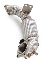 Kingman Speed® (19-22) Hyundai Veloster N 200 Cell Catted Down Pipe with Heat Wrap Layer