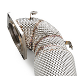Kingman Speed® (19-22) Hyundai Veloster N 200 Cell Catted Down Pipe with Heat Wrap Layer