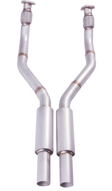 2010-2018 Audi A6 4G/A7 4G8 3.0L 3" Resonated Exhaust Mid-Pipes


