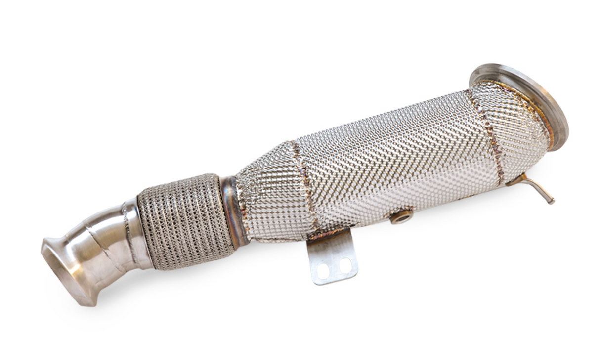 Kingman Speed® BMW M240i/340i/440i/540i/640i/740i/840i B58B30 4" Down Pipe with Heat Wrap Layer