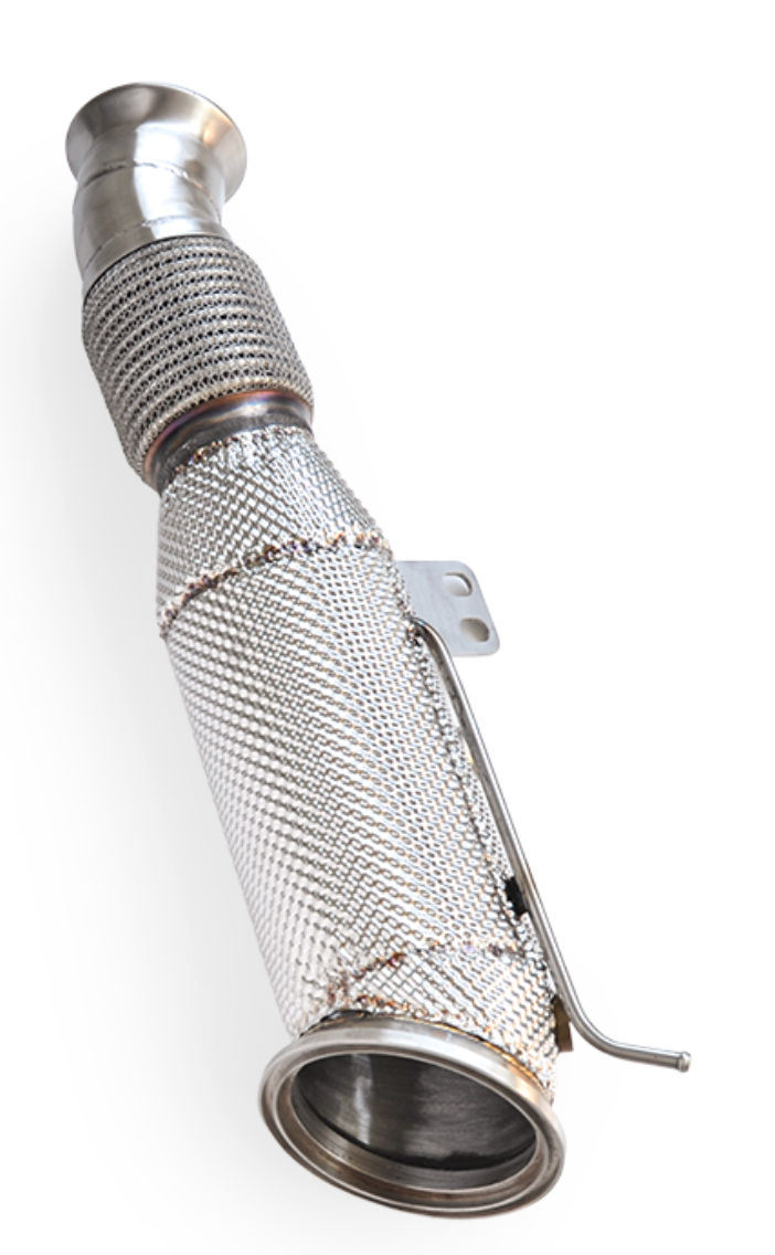 Kingman Speed® BMW M240i/340i/440i/540i/640i/740i/840i B58B30 4" Down Pipe with Heat Wrap Layer
